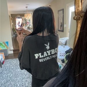 Playboy by Pacsun Cropped T-Shirt